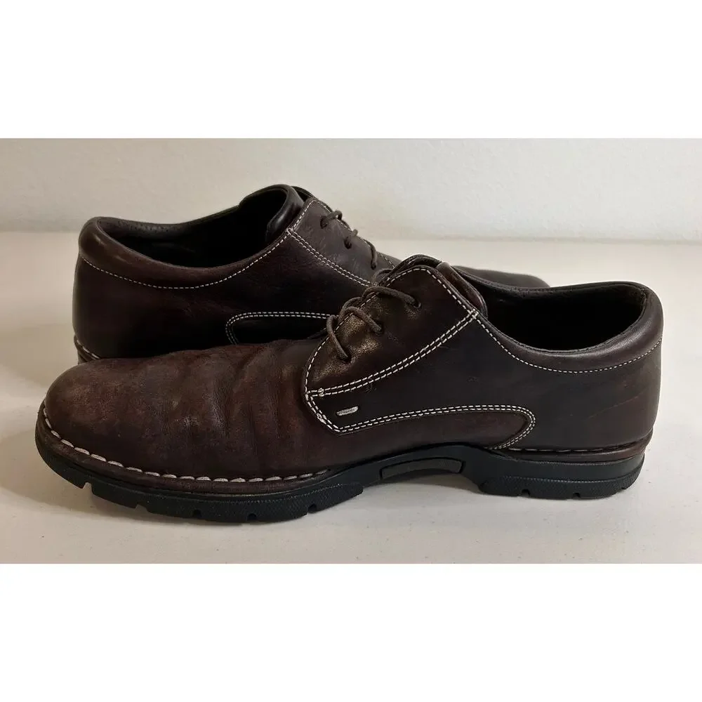 Cole Haan NikeAir Oxford Brown Leather Men's Shoes‎ Size 9M